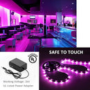 NOVOSTELLA 20ft RGB Smart LED Strip Lights Kit, Music Sync APP RGB Color Changing Flexible Dimmable 180 Units SMD 5050 LEDs Tape with 24 Key Remote, LED Ribbon for Home Lighting Kitchen Bar, 24V by TinyTreasures Baby Boutique