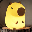 Cute Capybara Night Light, LED Squishy Novelty Animal Night Lamp,2 Levels Dimmable/Timer Nursery Nightlight for Kids, Rechargeable Touch Bedside Lamp, Bedroom/Dorm Decor, Baby Boys Girls Gifts by TinyTreasures Baby Boutique