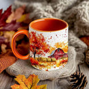 Fall Farm Coffee Mug - Farm Lover Mugs Gifts for Women Men - Autumn Decor Gifts For Home Farmhouse Thanksgiving - 11oz Printed Ceramic Mug by CozyNest Decor