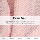 Salt Earth GOTS Certified 100% Organic Cotton Throw Blanket, 60" X 80" Blankets & Throws for Bed, Throw Blanket for Couch,Modern & Cozy Blanket, All Season Waffle Blanket, Soft Blanket (Misty Rose) by TinyTreasures Baby Boutique