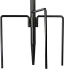 Ashman Deluxe Bird Feeding Station (1 Pack) Bird Feeders for Outside - Multi Feeder Pole Stand Kit with 4 Hangers, Bird Bath and 3 Prong Base for Attracting Wild Birds - 22 Inch Wide x 92 Inch Tall. by GreenHaven Gardens