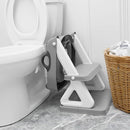 Potty Training Seat with Step Stool Ladder for Kids and Toddler,Wiifo Sturdy Potty Ladder with Soft Padded Cushion for Toddler Boys and Girls(Light Grey) 2025 New Version by TinyTreasures Baby Boutique