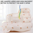 Inflatable Seat for Toddlers 3-36 Months, Built-in Air Pump, Summer Support Seat for Sitting Up, Shower Floor Seater by TinyTreasures Baby Boutique
