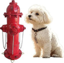 Fire Hydrant for Dogs to Pee On: Dog Fire Hydrant Pee Post Outdoor - 13" Training Post Statue for Yard Garden (Red) by GreenHaven Gardens