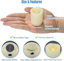 CANDLE IDEA Flameless LED Votive Candles 36 Pack, 1.5" x 2", Battery Operated Flickering Electric Outdoor Flameless Tea Lights, Fake Tealight Candle Bulk for Wedding, Christmas, Halloween Decorations by GreenHaven Gardens