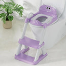Potty Training Seat, Toddler Toilet Seat for Kids Boys Girls, 2 in 1 Potty Training Toilet for Kids, Splash Guard Anti-Slip Pad Step Stool, Adjust High Potty Chair for Toddler Kid Boys Girls by TinyTreasures Baby Boutique