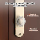 2 Pack Deadbolt Child Safety Lock Cover - Child Proof Deadbolt Cover & Door Knob Protector, Deadbolt Lock Cover for Kids, Prevents Accidental Locking (Fits Standard Locks) (Transparent) by TinyTreasures Baby Boutique