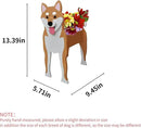 Shiba Inu Dog Planter Plant Pots,Cute Garden Dog Flower Planter,Dog Planters Birthday Gifts for Women,Office,Indoor/Outdoor Decor（9.45 * 5.71 * 12.13in） by GreenHaven Gardens