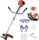 Gas Weed Wacker Cordless 2 in 1 String Trimmer, 52cc 2 Cycle Weed Eater with Anti-Slip Handle Brush Cutter Garden Tools Edger Lawn Tool (Red) by GreenHaven Gardens