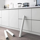 Dimoon 236''x23.6'' White Skin Peel and Stick Wallpaper Contact Paper Modern Self Adhesive Wall Paper Removable Renter Friendly Textured Solid Color Cabinet Vinyl Roll (236''x23.6'',White Skin) by GreenHaven Gardens
