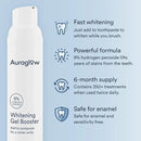 Auraglow Whitening Toothpaste Booster, Add to Toothpaste to Whiten, 9% Hydrogen Peroxide Teeth Whitening Gel Toothpaste, 350+ Whitening Treatments, 6-Month Supply, 2.6oz by CozyNest Decor