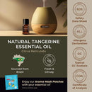 Gya Labs Tangerine Essential Oil for Diffuser - 0.34 Fl Oz - 100% Pure Natural Tangerine Oil for Skin, Massage, DIY Fragrances & Candle Making Scent by CozyNest Decor