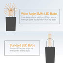 Brizled Orange Halloween Lights, 33ft 100 LED 5mm Wide Angle Orange Halloween String Lights, 120V UL Certified Connectable Mini Amber Light String for Tree Party Home Indoor Outdoor Decor, Black Wire by TinyTreasures Baby Boutique
