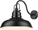 zeyu Black Gooseneck Barn Light, Modern Outdoor Wall Light Fixtures, Barn Light for Garden Garage, Matte Black Finish, 016-1BL BK by CozyNest Decor