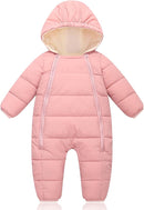 Toddler Snow Suit Baby Snowsuit Infant Boy Winter Coat Girl Puffer Clohtes 0-2T by TinyTreasures Baby Boutique