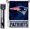 WinCraft New England Patriots Garden Flag with Stand Holder by GreenHaven Gardens