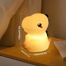 Night Light for Kids, 7 Color Changing BPA-Free Silicone Lamp with Touch Control, Eye Protection, Rechargeable Battery, Soft & Safe Nursery Lamp for Boys & Girls (Dinosaur) by TinyTreasures Baby Boutique