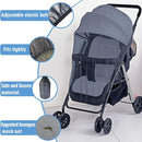 Mosquito Net for Stroller 2Pack - Protective Baby Mosquito Bug Net for Strollers, Bassinets, Cradles, Playards, Pack N Plays and Portable Mini Crib (Navy) by TinyTreasures Baby Boutique