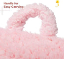 ALIMORDEN Kids Ultra-Soft Snuggle Foam Filled Chair, Toddler Cuddly Sherpa Reading Couch for Boys and Girls, Pink by CozyNest Decor