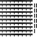KOL Galvanized Steel Flexible Garden Lawn Edging, 10-Pack Black Metal Landscape Edging Strips - Heavy Duty Hammer-in Border with 11 Clips - 16-Gauge - 40" L x 4.5" H (33FT Total Length) by GreenHaven Gardens