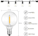 Brightown Outdoor String Lights - 100 FT Patio Lights with 50 LED G40 Globe Plastic Bulbs, All Weatherproof Connectable Commercial Hanging Light for Outside Backyard Porch Cafe by GreenHaven Gardens