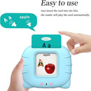 Talking Cards for Toddlers, Speech Therapy Toys Autism Toys, ABC 123 Sight Words Etc, Educational Learning Interactive Toys with Giftable Package (510-blue (New ABC+123+ 3 Songs)) by TinyTreasures Baby Boutique