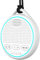 White Noise Sound Machine with 25 Soothing Natural Sounds Rechargeable Battery Portable for Travel 32 Volume Levels 5 Timers Compact Size for Baby Kids Adults Sleeping (White-Upgrade) by TinyTreasures Baby Boutique