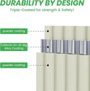Raised Garden Bed Kit 8×2×1.4 FT Magnesium-Aluminum-Zinc Stainless Steel Metal Planter Box for Planting Outdoor Plants Vegetables (Beige) by CozyNest Decor