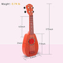 YOLOPARK 17" Kids Toy Guitar for Girls Boys, Mini Toddler Ukulele Guitar with 4 Strings Keep Tones Can Play for 3, 4, 5, 6, 7 Year Old Kids Musical Instruments Educational Toys for Beginner by TinyTreasures Baby Boutique