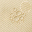 Organic Cotton Crib Mattress Protector - Water Resistant Flat Sheet Liner Pad, Skin Friendly, Chemical-Free Pure Cotton [GOTS-Certified] for Mini Sleeper (31"x18") - Made in USA by TinyTreasures Baby Boutique