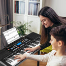 61-Key Electronic Keyboard Piano Starter Set with Stand Bench and Headphones by LJGDeals