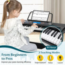 61-Key Electronic Keyboard Piano Starter Set with Stand Bench and Headphones by LJGDeals