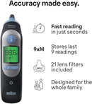 Braun ThermoScan 7 Digital Ear Thermometer for Adults, Babies & Infants, Age-Adjusted Fever Guidance, No. 1 Brand Recommended by Pediatricians by TinyTreasures Baby Boutique