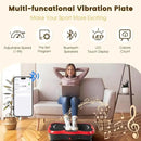 Vibration Plate Exercise Machine for Whole Body Workout - Home Fitness Vibrating Platform with Resistance Bands - Improve Circulation, Muscle Tone & Bone Density - Supports Up to 330 lbs by CozyNest Decor