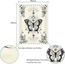 Lunerfex Boho Butterfly Tapestry Small Tapestry Tarot Tapestries Moon Phase Aesthetic Tapestries Wall Hanging for Bedroom and Living Room Decor Butterfly 36×48 Inches by CozyNest Decor