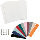 Spbapr Photo Album Self Adhesive Scrapbook Refill Pages for 11x10.6inch Photo Album by TinyTreasures Baby Boutique