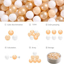 GOGOSO Ball Pit Balls for Toddlers, Brown Plastics Balls for Ball Pool Birhtday Party Girls Kids with Storage Bag, 2.17inches by TinyTreasures Baby Boutique