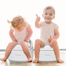 Bebamour Potty Training Toilet 3 in 1 Multi-Functional Potty Seat Detachable Baby Potty Step Stool Anti-Slip Stable Potty Training Toilet with 100 Pack Trash Bags for Baby Toddler Kids(Coffee) by TinyTreasures Baby Boutique