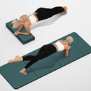 Foldable Yoga Mat Extra Thick 0.32 Inches Eco-Friendly POE Material, Non-Slip Design Fitness Mats, Multi-Purpose Workout Mats For Studio or Home Use (70 x 24 x 0.32 inches） by TinyTreasures Baby Boutique