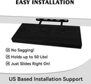 BGMG Wood Floating Shelves 18 inch,Black Floating Shelves,Solid Wood Wall Shelves for Bathroom Living Room Bedroom Kitchen Farmhouse Set of 2-18x 6.7 x1.25 inch by CozyNest Decor