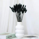 115 PCS Black Pampas Grass Bouquet, Boho Table Decor, Black Bunny Tails Dried Flowers, Dried Pampas Grass for Weddings, Home Decor, Rustic Parties, and Baby Shower Decorations by CozyNest Decor