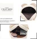 KL928 Girls Bowknot Polka Dot Cute Mini Backpack Small Daypacks Convertible Shoulder Bag Purse for Women by TinyTreasures Baby Boutique