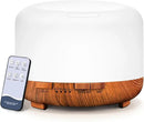 Diffuser, YIKUBEE Essential Oil Diffuser, 500ml Humidifier, Diffusers for Home, Aromatherapy Diffuser with Remote Control, Diffusers for Essential Oils Large Room by CozyNest Decor