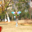 WEISIPU Crystal Suncatchers for Windows - Dragonfly Crystal Ball Prisms Hanging Crystals Ornament for Home Garden Office Wedding Christmas Decoration-Dragonfly by GreenHaven Gardens