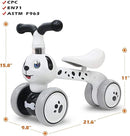YGJT Baby Balance Bike Toys for 1 Year Old, Birthday Gifts for Boys and Girls, Silent Wheels & Non-Pedal Baby Walker Riding Toys for 10-36 Months Toddlers, Kids First Bike Gifts Spotty Dog by TinyTreasures Baby Boutique