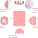 Undated Daily Planner - Undated Planner with Hourly Schedules, Action Items and Follow-up, A4 Daily Organizer Notebook to Increase Productivity, Appointment Book for Time Management, 8.5 × 11 Inch by TinyTreasures Baby Boutique