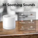 Portable Sound Machine Mini White Noise Machine with 30 Soothing Sounds for Newborn Baby Kids Adults Rechargeable Sleep Brown Noise Machine 4 Timers Memory Function for Travel Camping Home Office by TinyTreasures Baby Boutique