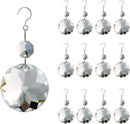 12pcs Crystal Suncatchers, Hanging Crystals Chandelier Prisms for Windows, Rainbow Maker Home Decoration by GreenHaven Gardens