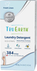 Tru Earth Platinum - Heavy Duty Laundry Detergent Sheets - Up to 768 Loads (384 Count, Fresh Linen Scent - Ultra-Concentrated - Eco-Friendly Laundry Sheets by CozyNest Decor