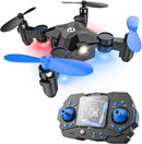 Holy Stone HS190 Foldable Mini Drone for Kids Beginners, RC Nano Quadcopter with Altitude Hold, 3D Flips, High Speeds Rotation, Headless Mode, Throw to Go, One Key Return, Great Gift Toys for Boys and Girls, Blue by TinyTreasures Baby Boutique